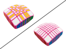 ZePuzzles 1x7x7 Floppy Cube - Pink