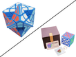 ZePuzzles Circle Compy Cube (Tiled) (Limited Edition) - Blue