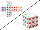 Ziina Love Hearts 3x3