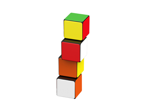 Ziina Twisty 1x1x4 - Black