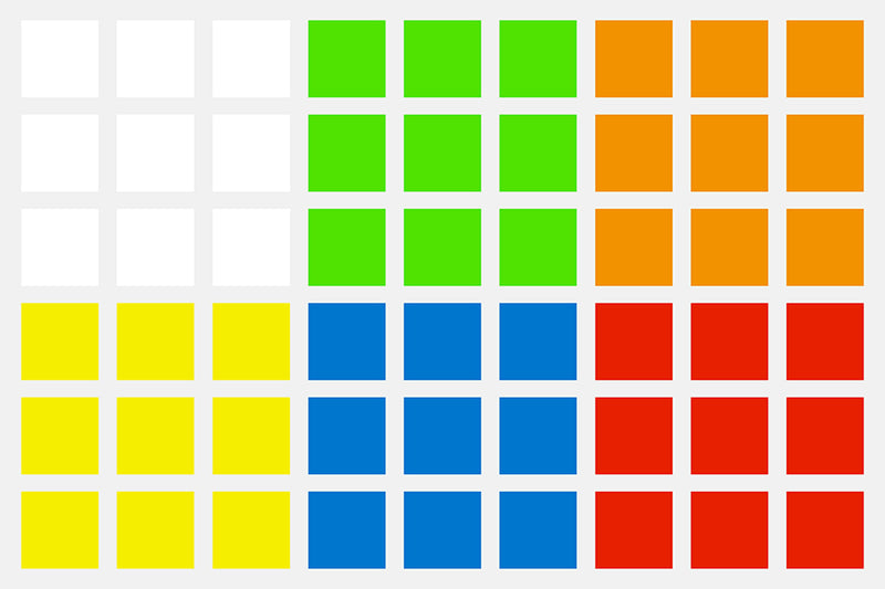 MF3RS 3x3 Sticker Set